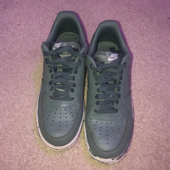 Green tie dye Air Forces - Picture 2 of 2